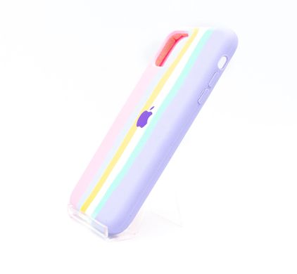 Силіконовий чохол Full Cover для iPhone 11 Rainbow №3