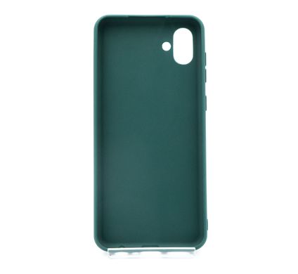 Силіконовий чохол Soft Feel для Samsung A04 forest green Candy