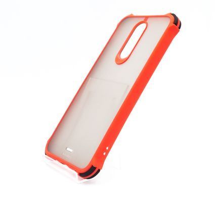 Чехол 2 в 1 Matte Color для Xiaomi Redmi 8A red/black armor frame