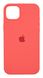 Силіконовий чохол Full Cover для iPhone 14 Plus coral