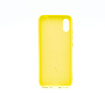 Силіконовий чохол Full Cover для Xiaomi Redmi 9A yellow без logo