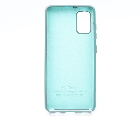 Силиконовый чехол Full Cover для Samsung A41 pine green My Color