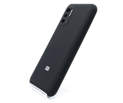 Силіконовий чохол Full Cover для Xiaomi Poco M3 Pro 5G black Full Сamera