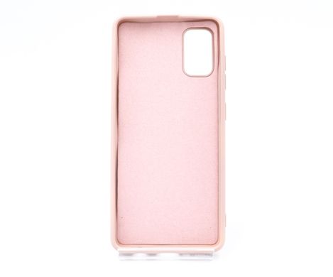 Силиконовый чехол Full Cover для Samsung A41 pink sand без logo