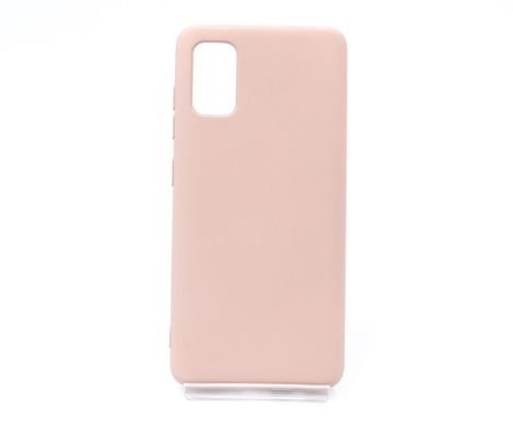 Силиконовый чехол Full Cover для Samsung A41 pink sand без logo