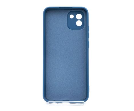Силіконовий чохол Full Soft для Samsung A03 dark blue