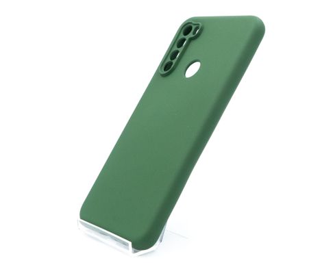 Силіконовий чохол Full Cover для Xiaomi Redmi Note 8T dark green Full Camera без logo