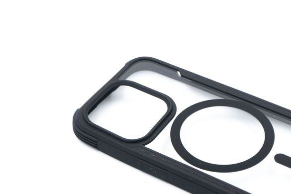 TPU+PC чохол Defense Clear with MagSafe для iPhone 15 Pro black