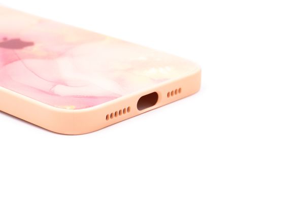 Чохол Marble Clouds для iPhone 12 Pro Max pink (TPU)