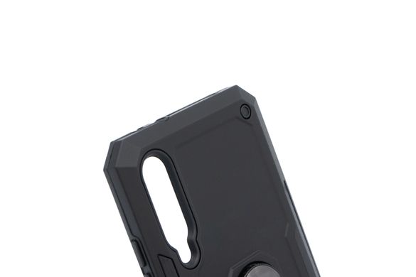 Чохол Transformer Ring for Magnet для Xiaomi Mi A3 black протиударний