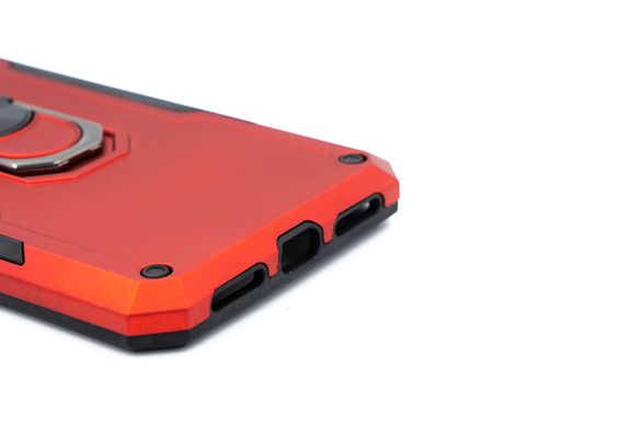 Чехол Serge Ring for Magnet для Xiaomi Redmi 7 red противоударный с магнит держателем