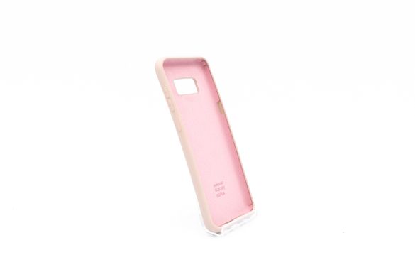 Силиконовый чехол Full Cover для Samsung S8+ pink sand