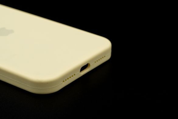 Силиконовый чехол Full Cover Square для iPhone 11 mellow yellow Full Camera