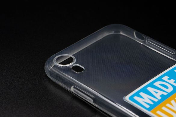 Силіконовий чохол MyPrint для iPhone XR Made in Ukraine, clear