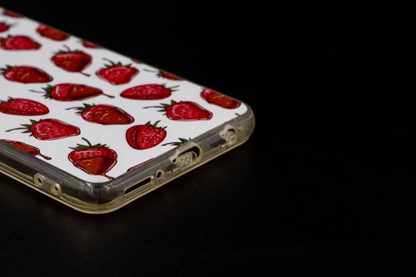 Силіконовий чохол Unique для Huawei Y7 2018 Strawberries in chocolate