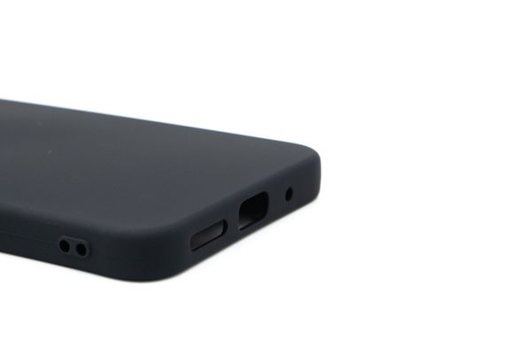 Силіконовий чохол Full Cover для Xiaomi Redmi 12 black Full Camera без logo