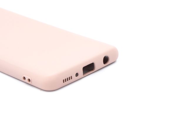 Силиконовый чехол Full Cover для Samsung A41 pink sand без logo