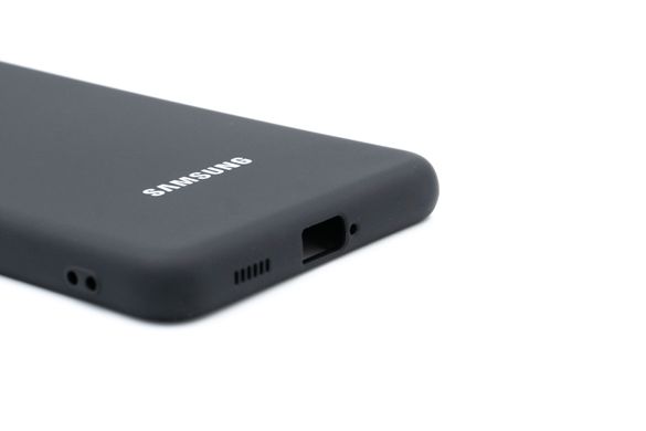 Силиконовый чехол Full Cover для Samsung S21 FE black