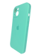 Силиконовый чехол Full Cover для iPhone 15 azure (marine green) Full Camera