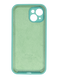 Силиконовый чехол Full Cover для iPhone 15 azure (marine green) Full Camera
