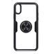 TPU+PC чохол Deen CrystalRing з магнітом для iPhone XR clear/black