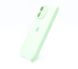 Силіконовий чохол Full Cover для iPhone 15 Pro Max fresh green (pistachio) Full Camera