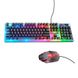 Клавіатура й мишка HOCO GM18 Luminous gaming keyboard and mouse set Black
