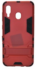 Ударопрочный чехол Transformer для Samsung A20/A30 red c подставкой