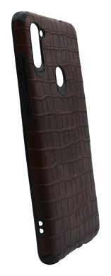 Накладка шкіра Epic Vivi Crocodile для Samsung M11 brown