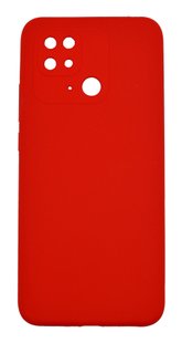 Силіконовий чохол Full Cover для Xiaomi Redmi 10C red Full Camera без logo