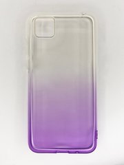 Силиконовый чехол Gradient Design для Huawei Y5p/Honor 9S white purple