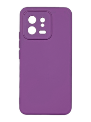 Силіконовий чохол Full Cover для Xiaomi Mi 13 purple Full Camera без logo