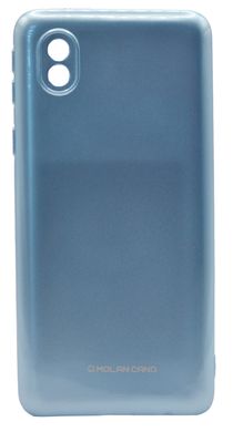 Силіконовий чохол Molan Cano Glossy для Samsung A01 Core metallic blue