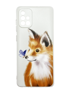 Силіконовий чохол OPrint для Samsung A71 fox Full Camera