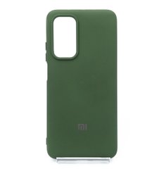 Силіконовий чохол Full Cover для Xiaomi Mi 10T dark green my color
