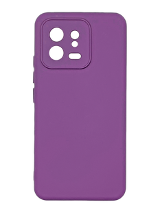 Силіконовий чохол Full Cover для Xiaomi Mi 13 purple Full Camera без logo