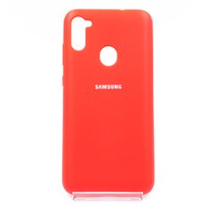 Силиконовый чехол Full Cover для Samsung A11/M11 red