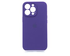 Силіконовий чохол Full Cover для iPhone 13 Pro new purple Full Camera