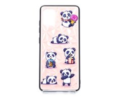 TPU+PC чехол Prisma Wave Majesty для Samsung A51 baby panda/light pink