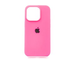 Силіконовий чохол Full Cover для iPhone 14 Pro barbie pink