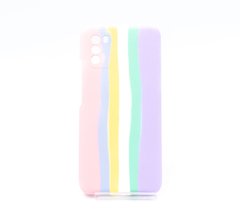 Силіконовий чохол Full Cover для Xiaomi Poco M3/9T Rainbow №1