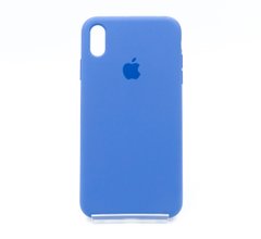 Силіконовий чохол Full Cover Square для iPhone XS Max linen blue