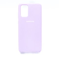 Силиконовый чехол Full Cover для Samsung S20+ lilac
