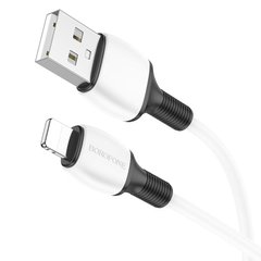 USB кабель Borofone BX84 Lightning 2.4A/1m white
