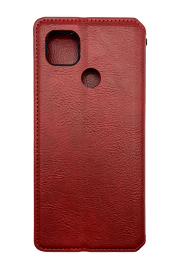 Чохол-книжка шкіра для Xiaomi Redmi 9C/10A red Getman Cubic PU