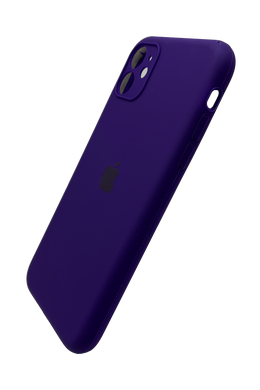 Силиконовый чехол Full Cover для iPhone 11 ultra violet Full Camera