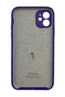 Силиконовый чехол Full Cover для iPhone 11 ultra violet Full Camera