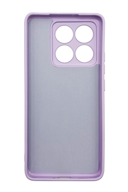 Силиконовый чехол SMTT для Xiaomi Mi 14T lilac Full Camera