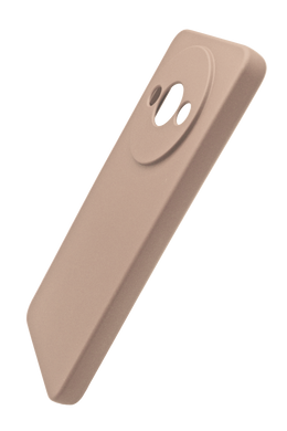 Силіконовий чохол SMTT для Xiaomi Redmi A3/A3x pink sand Full Camera з мікрофіброю