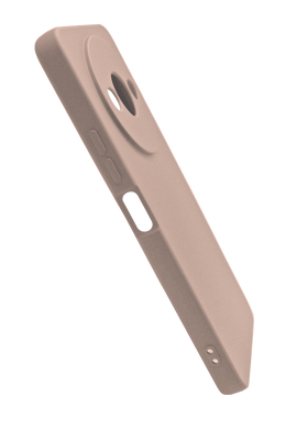 Силіконовий чохол SMTT для Xiaomi Redmi A3/A3x pink sand Full Camera з мікрофіброю